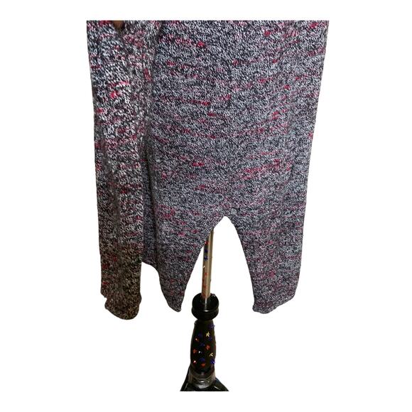 J. Jill black long sleeves asymmetrical tunic sweater size Tall Large - Picture 7 of 10